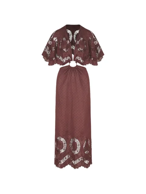 Johanna Ortiz Paradise broderie-anglaise maxi dress
