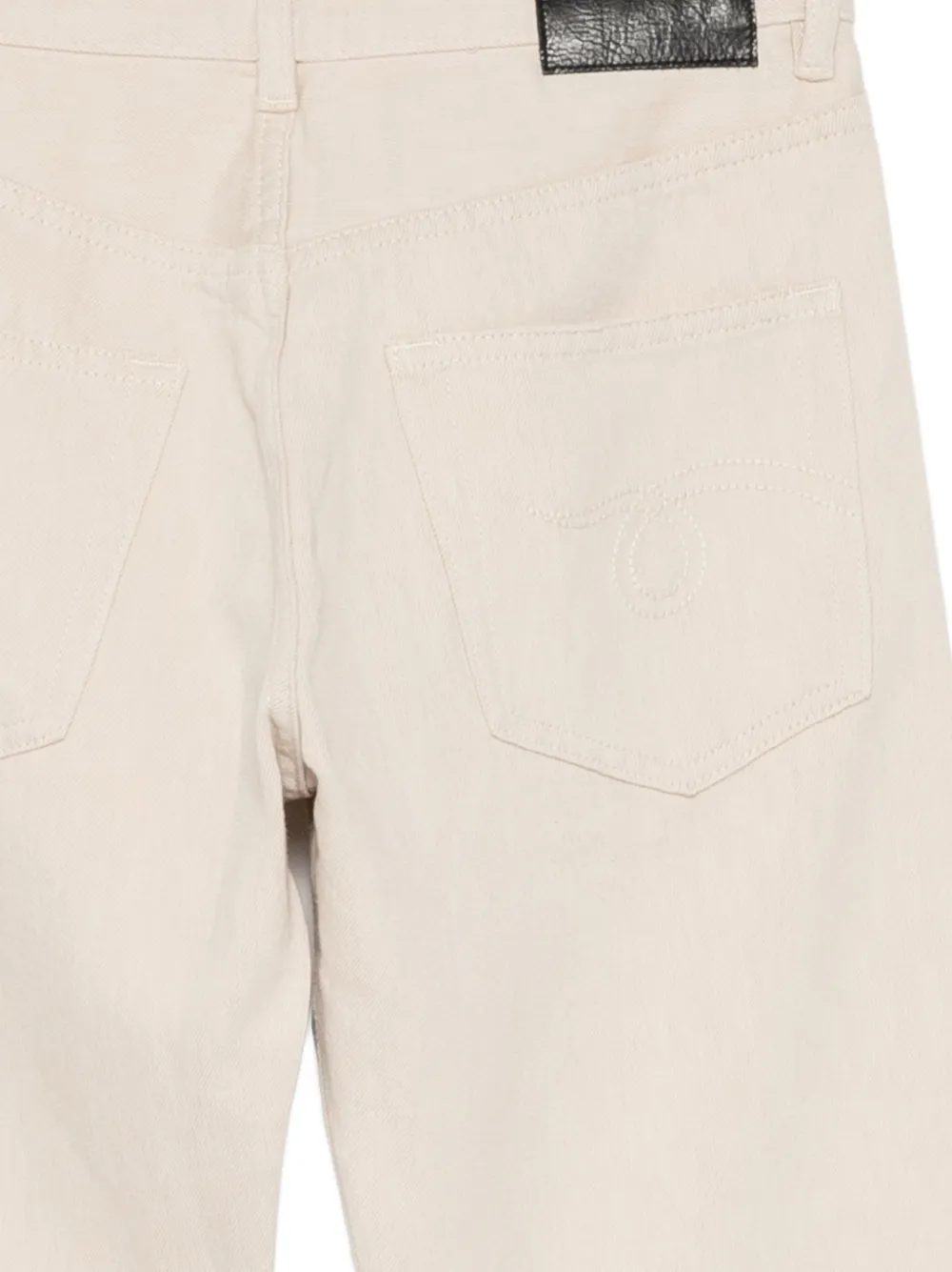 R13 straight-leg jeans Beige