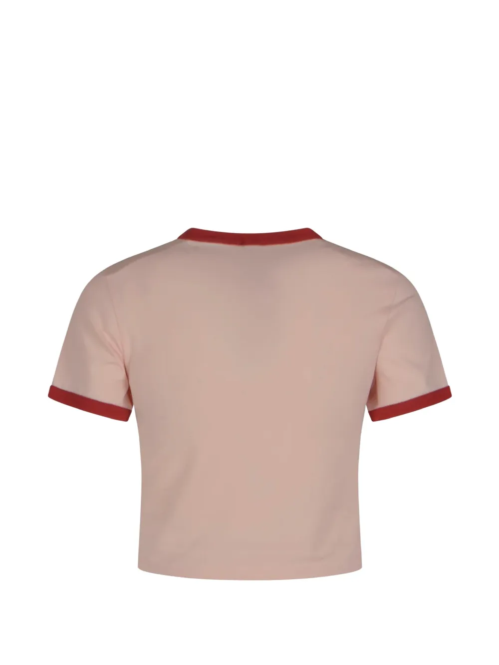 Casablanca Pyramid Tourism cropped T-shirt met korte mouwen Roze