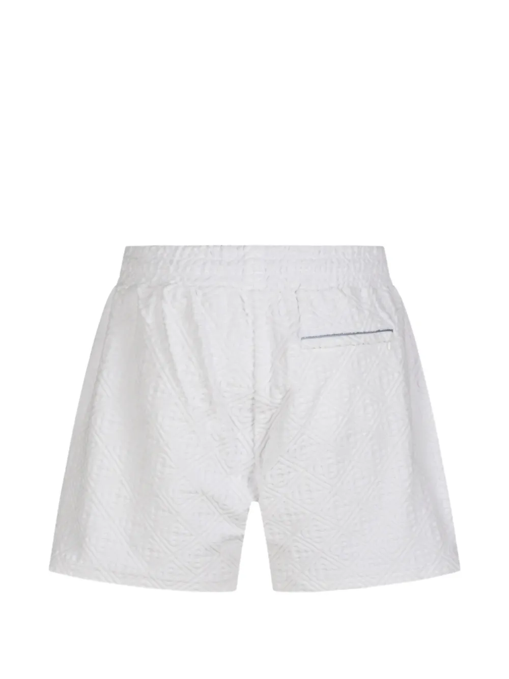 Casablanca Shorts met monogram-jacquard Wit