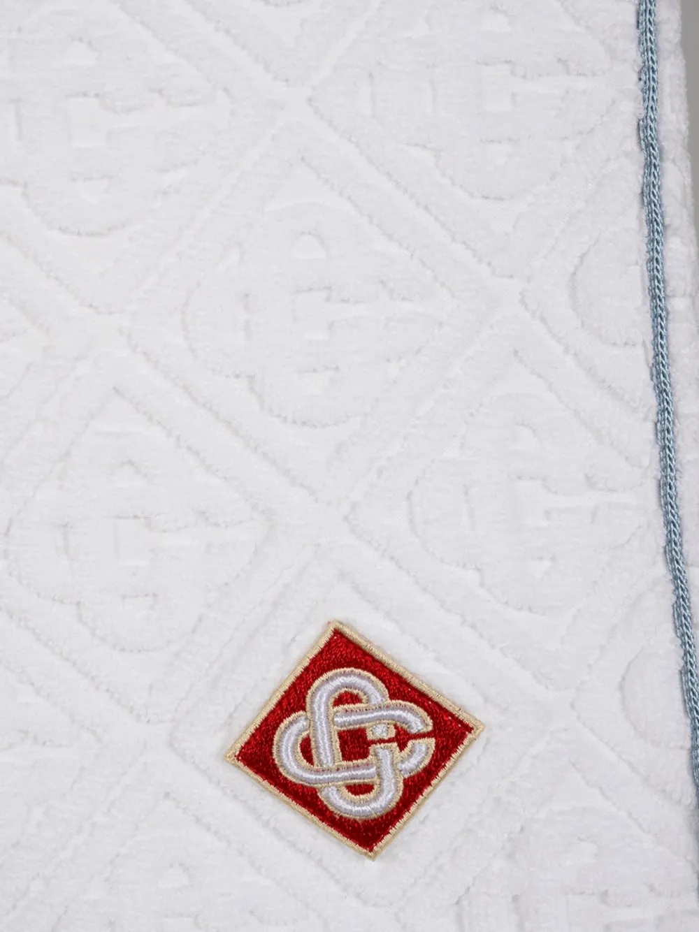Casablanca Shorts met monogram-jacquard Wit
