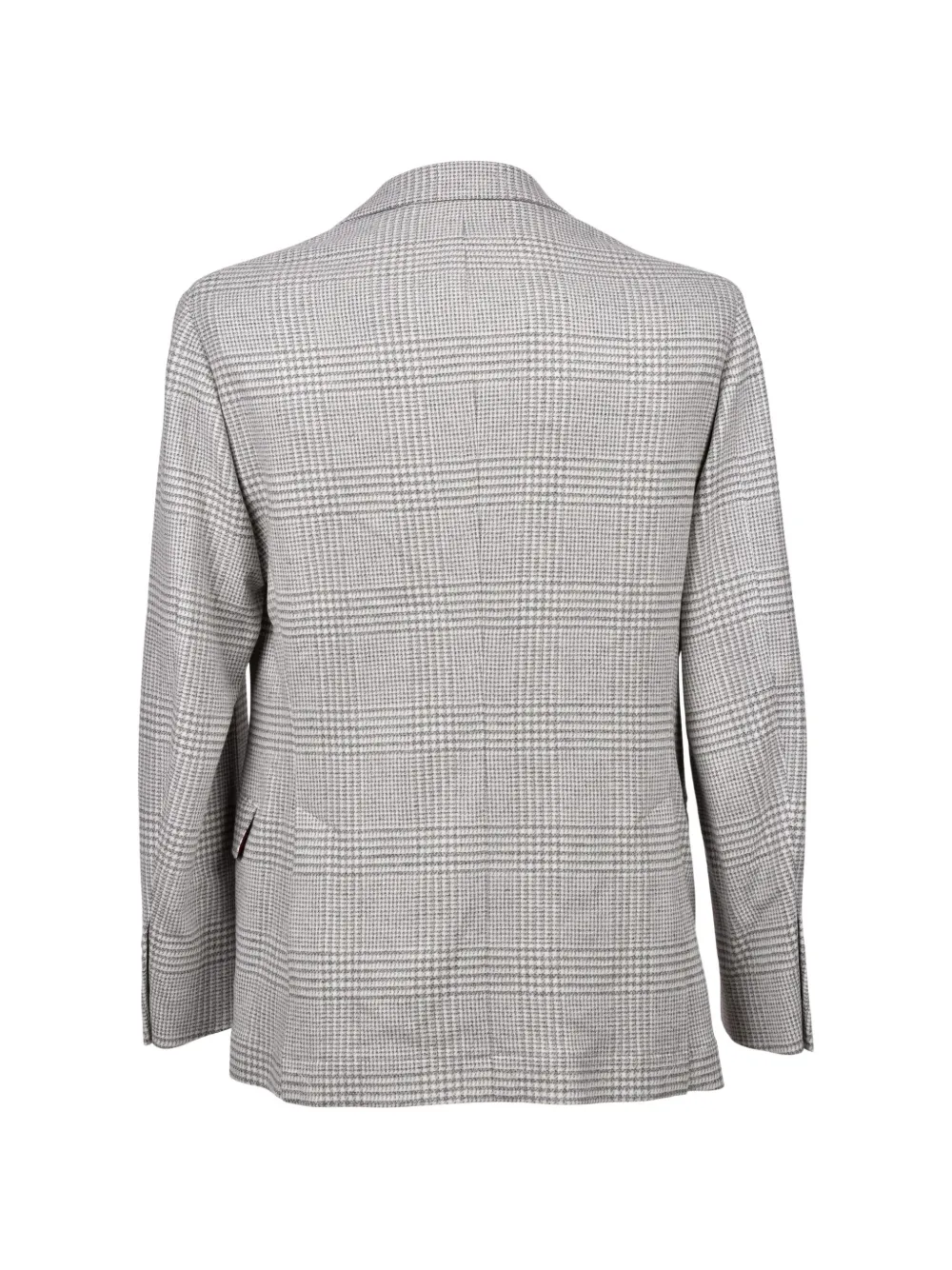Brunello Cucinelli Geruit wollen pak Grijs