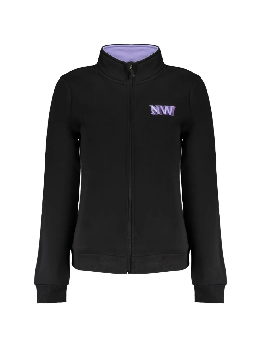 Norwegian Rain logo-embroidered zip-up sweater