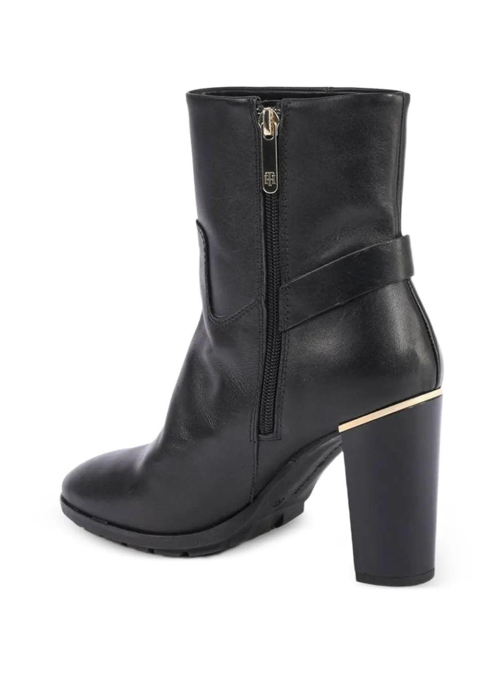 Tommy Hilfiger buckle-detail ankle boots Zwart