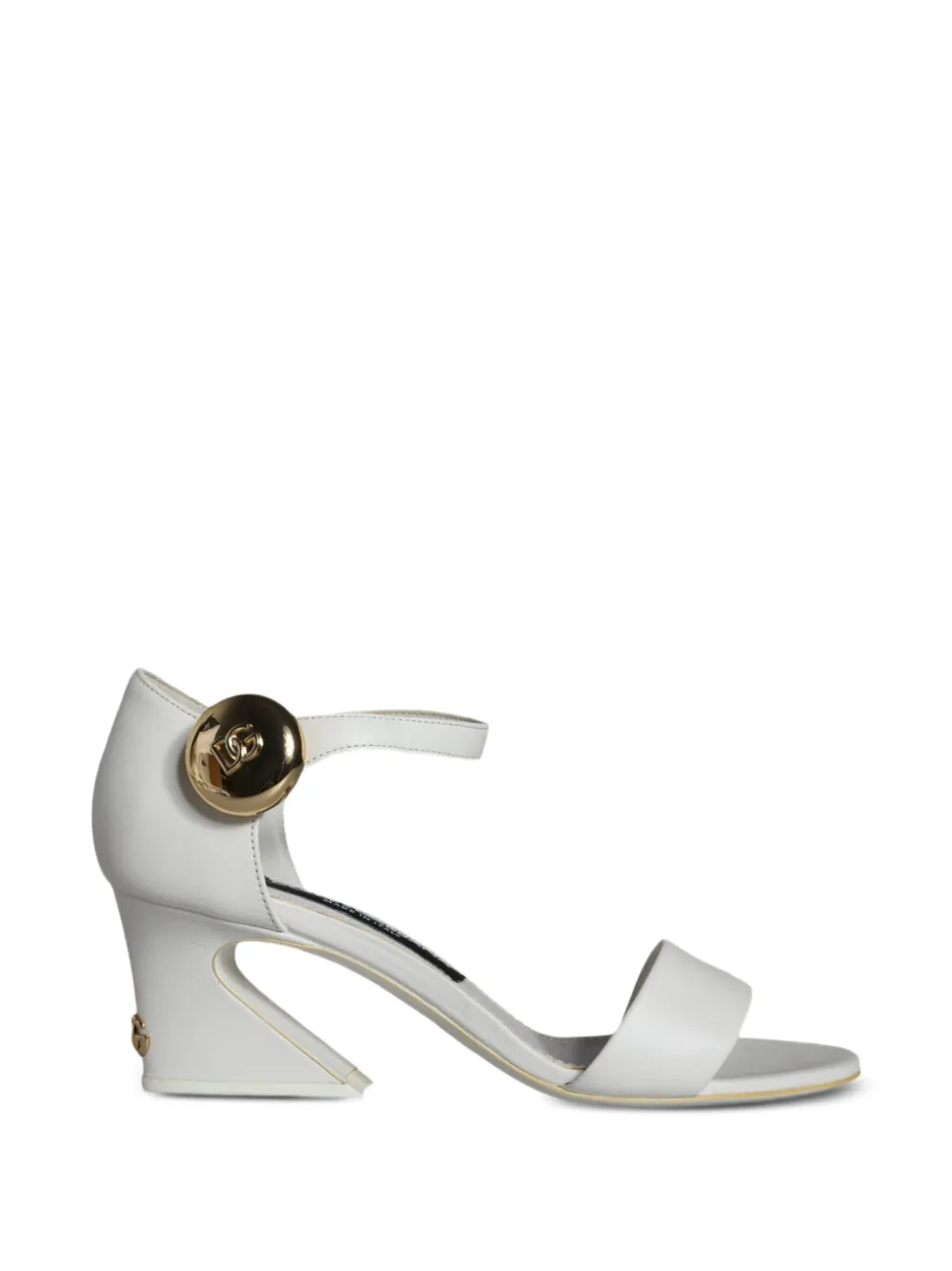 Dolce & Gabbana Keira DG logo-plaque sandals - Weiß