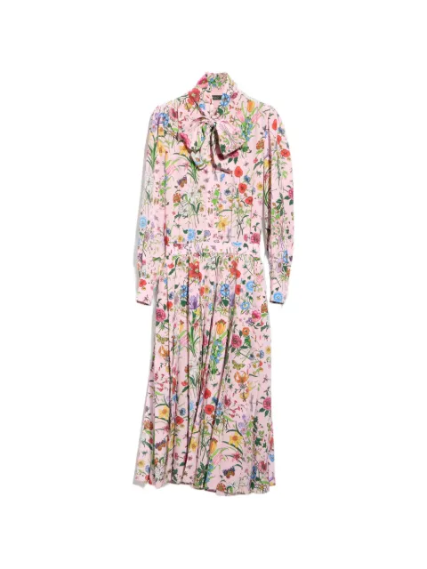 Gucci floral-print midi dress