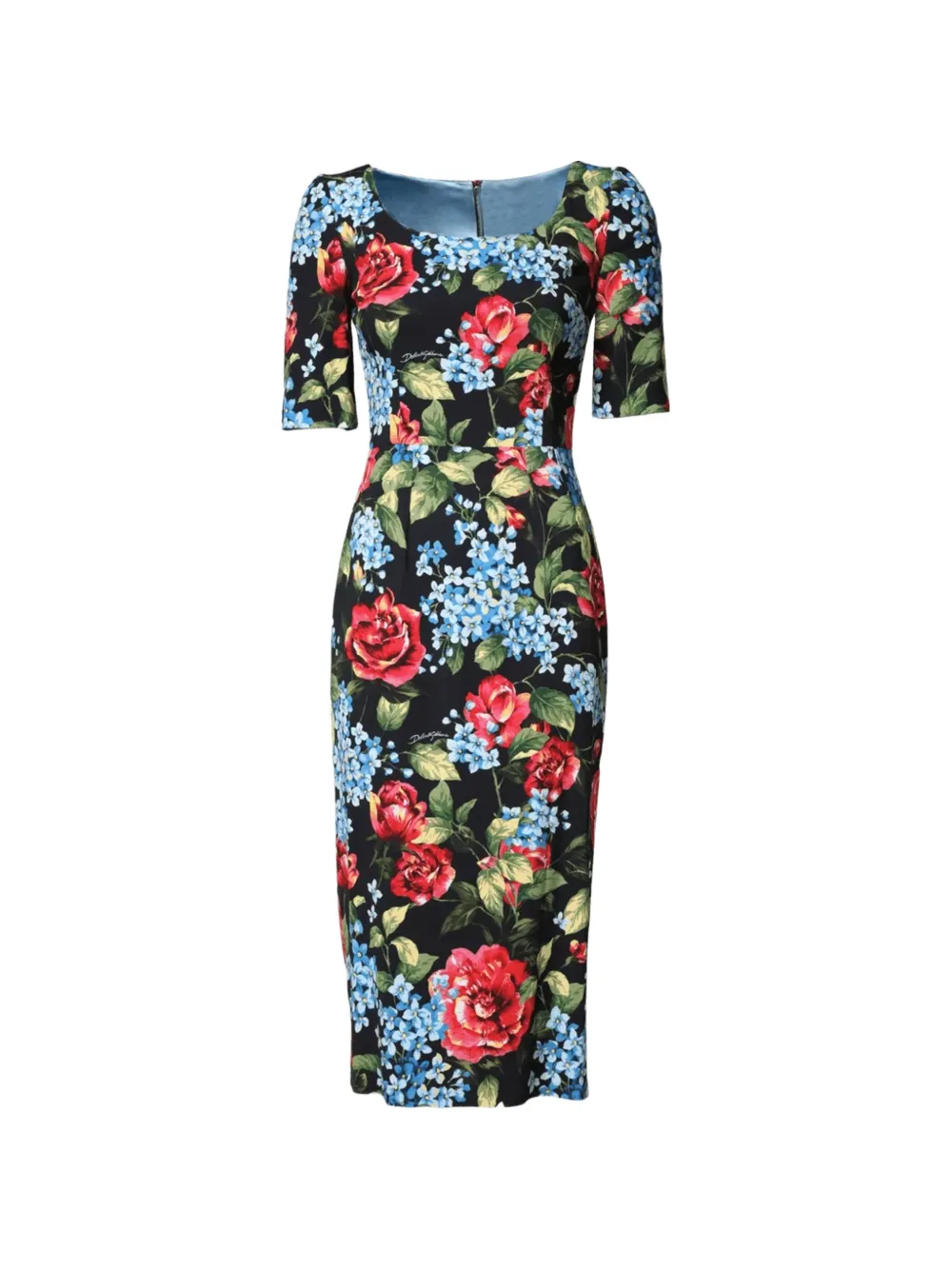 Dolce & Gabbana Abito a fiori - Nero