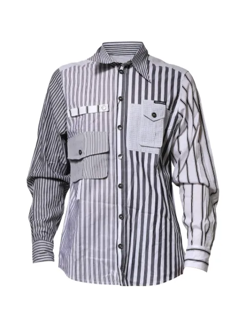 Dolce & Gabbana patchwork striped shirt