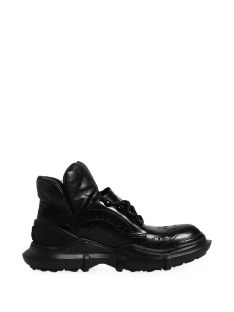 Dolce & Gabbana quilted brogue-detail platform sneakers