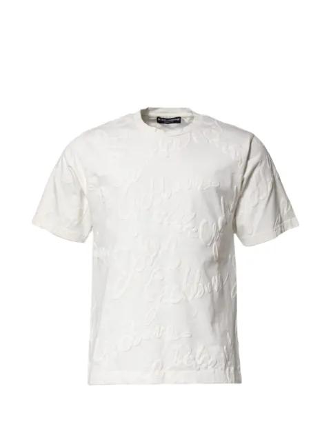 Dolce & Gabbana embossed-logo T-shirt