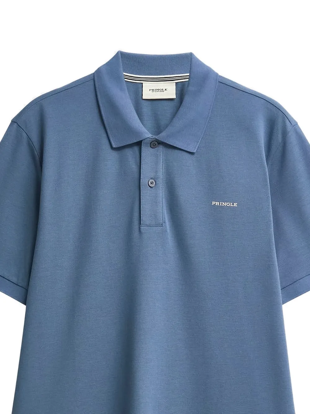 Pringle of Scotland Piqué poloshirt Blauw