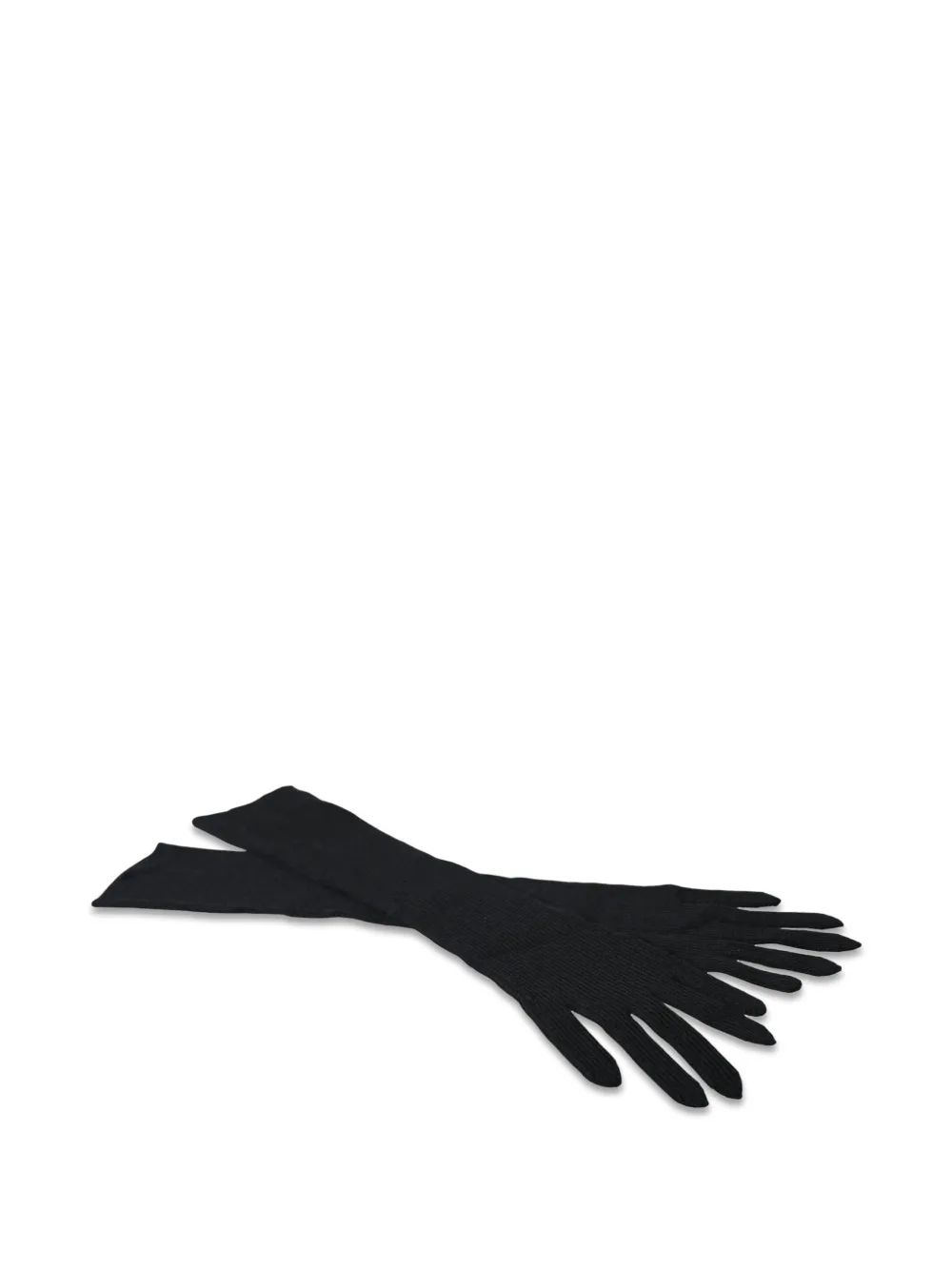 Dolce & Gabbana Ribgebreide handschoenen Zwart