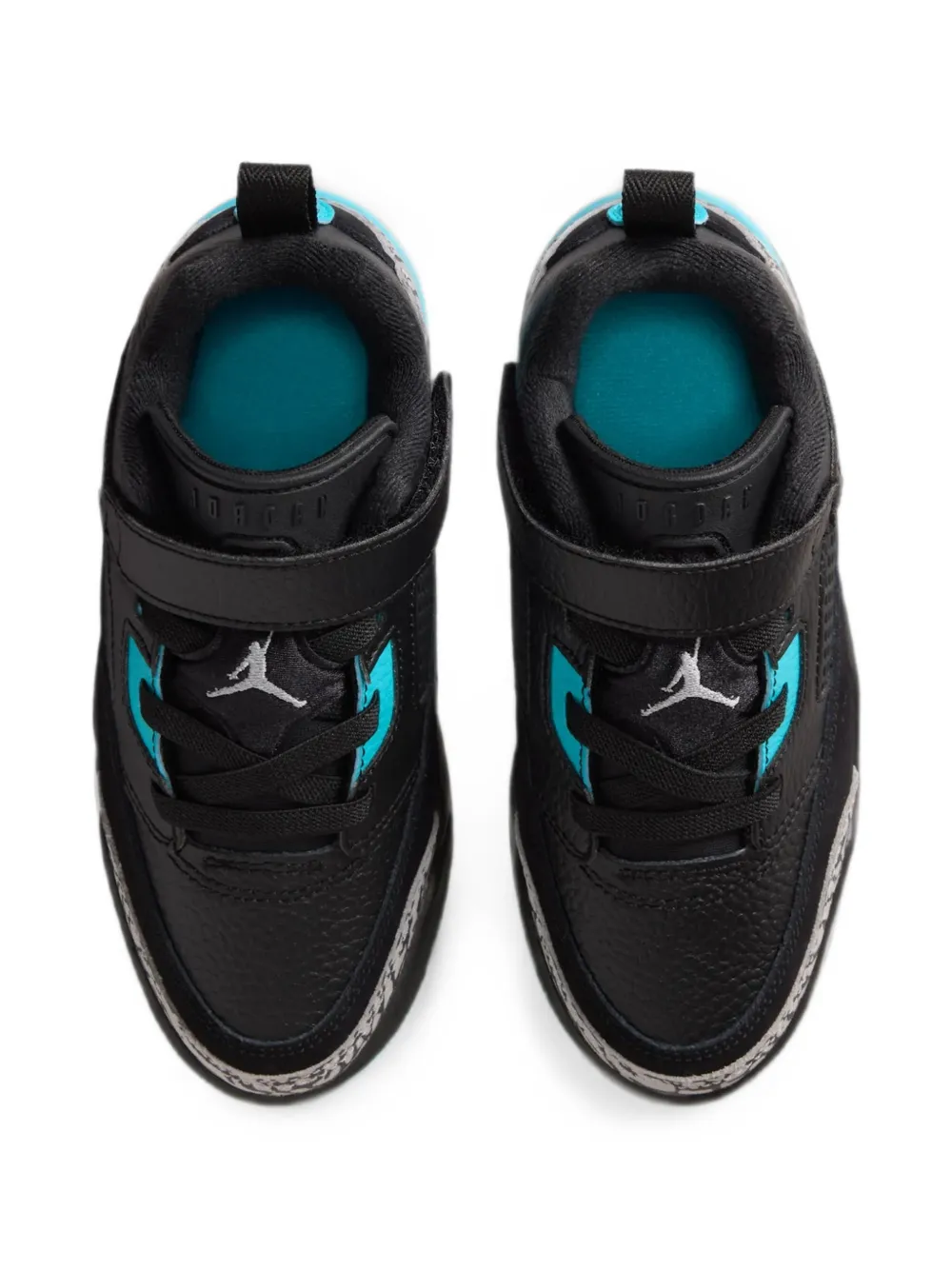 Jordan Kids Spizike Low elephant-print sneakers Zwart