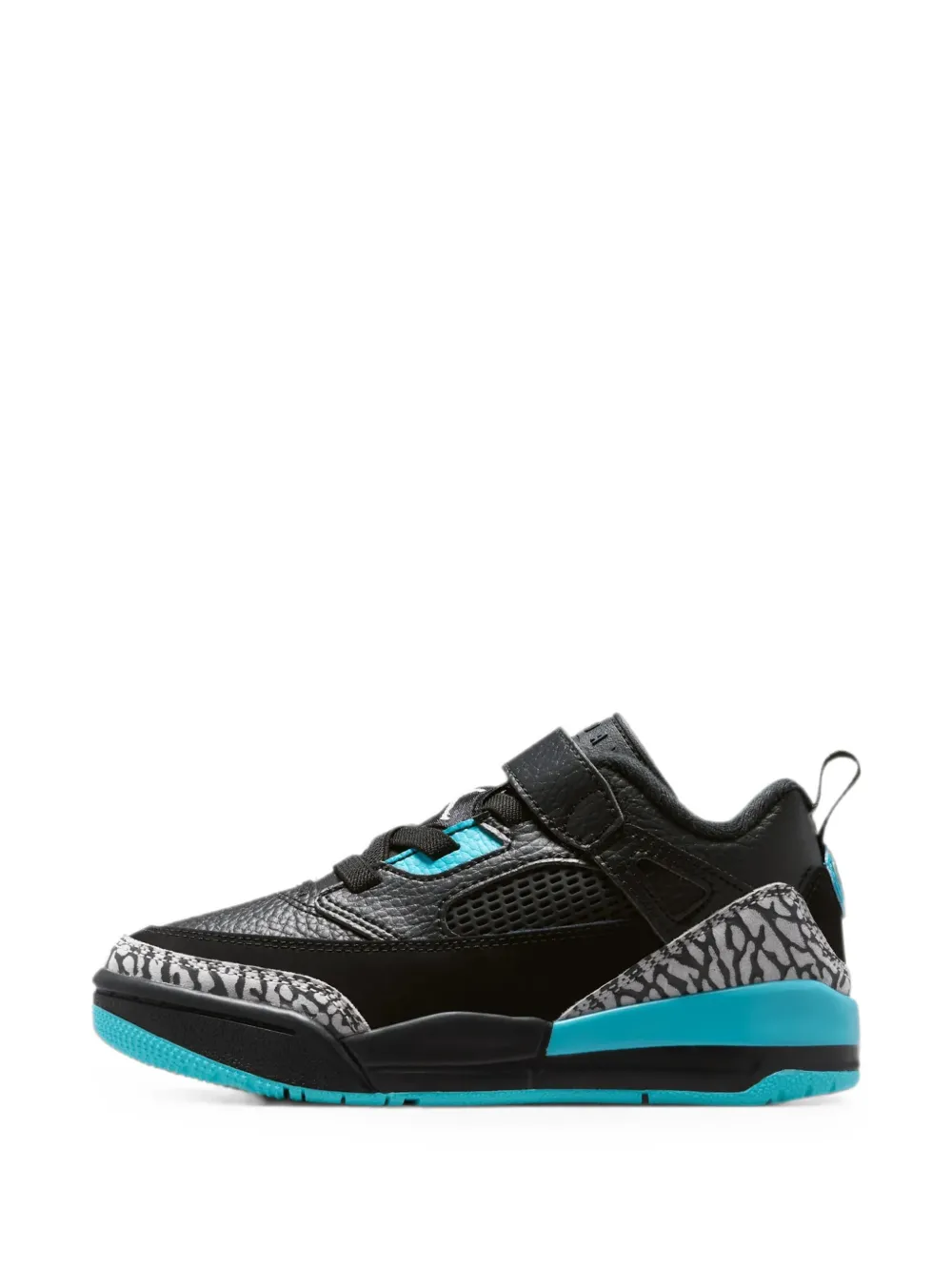 Jordan Kids Spizike Low elephant-print sneakers Zwart