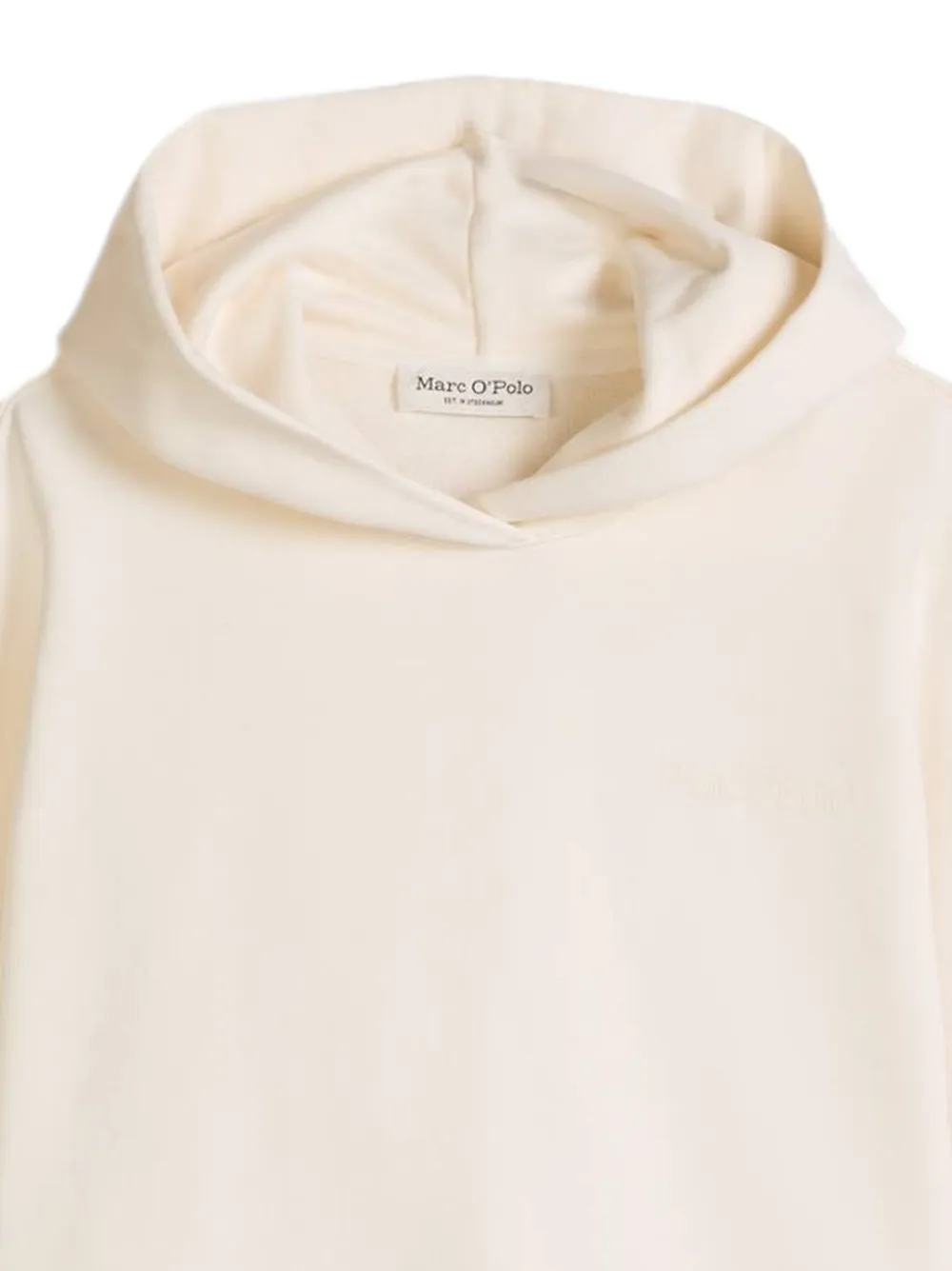 Marc O'Polo Hoodie met verlaagde schouders Wit