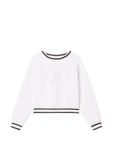 Armani Exchange sudadera con logo bordado