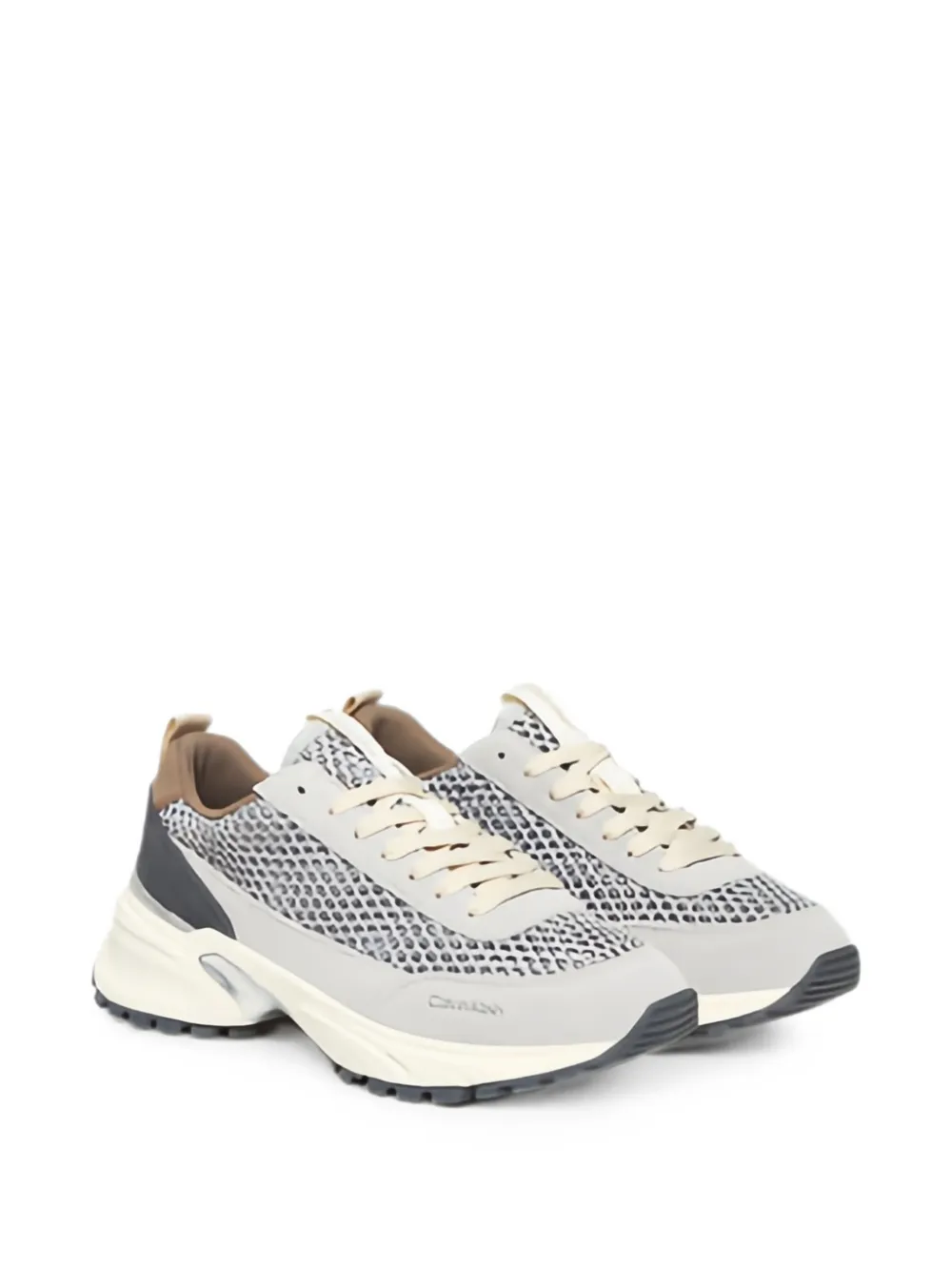 Calvin Klein mesh-panelled sneakers Grijs