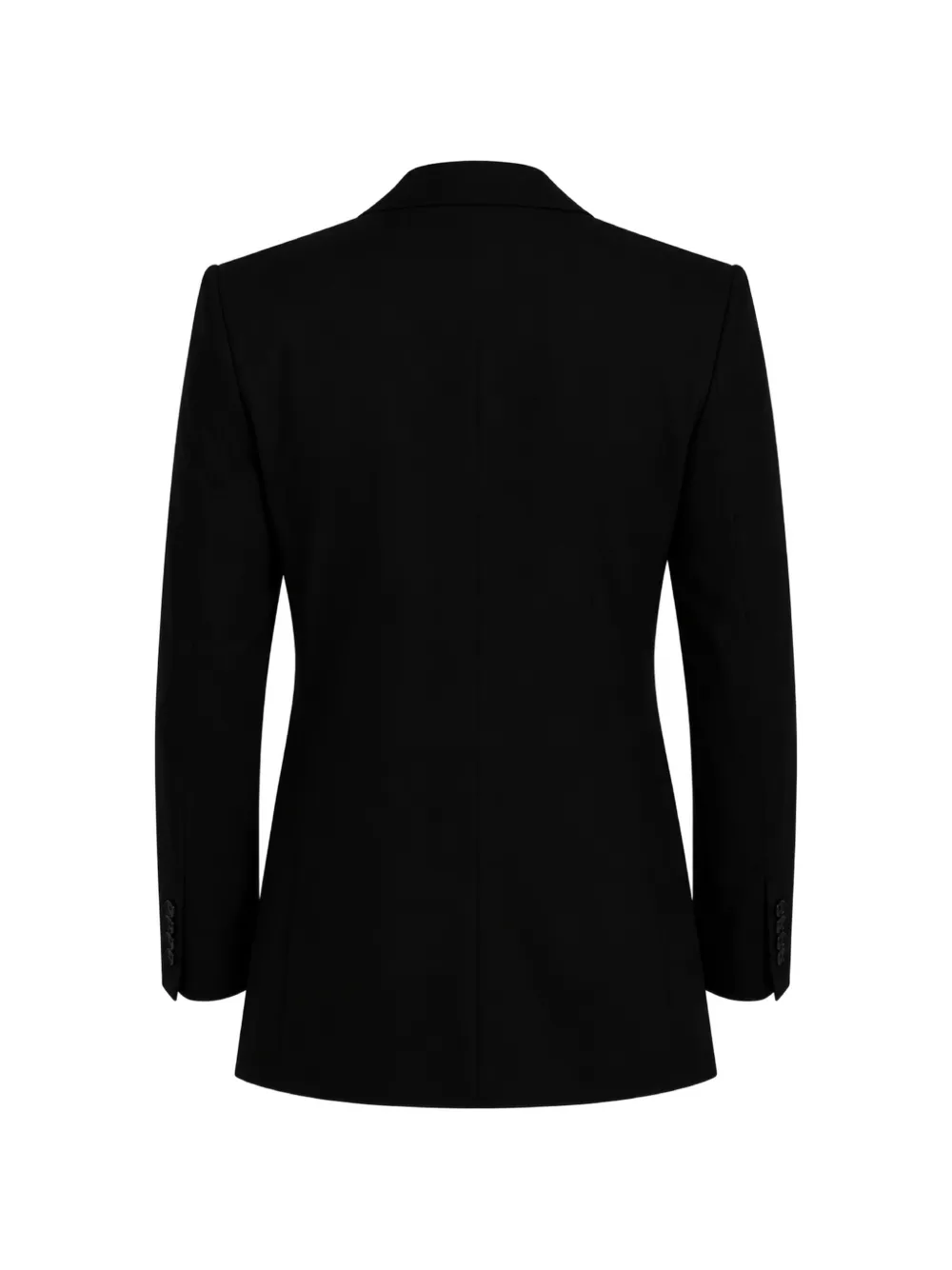Dolce & Gabbana Wollen blazer met puntige revers Zwart