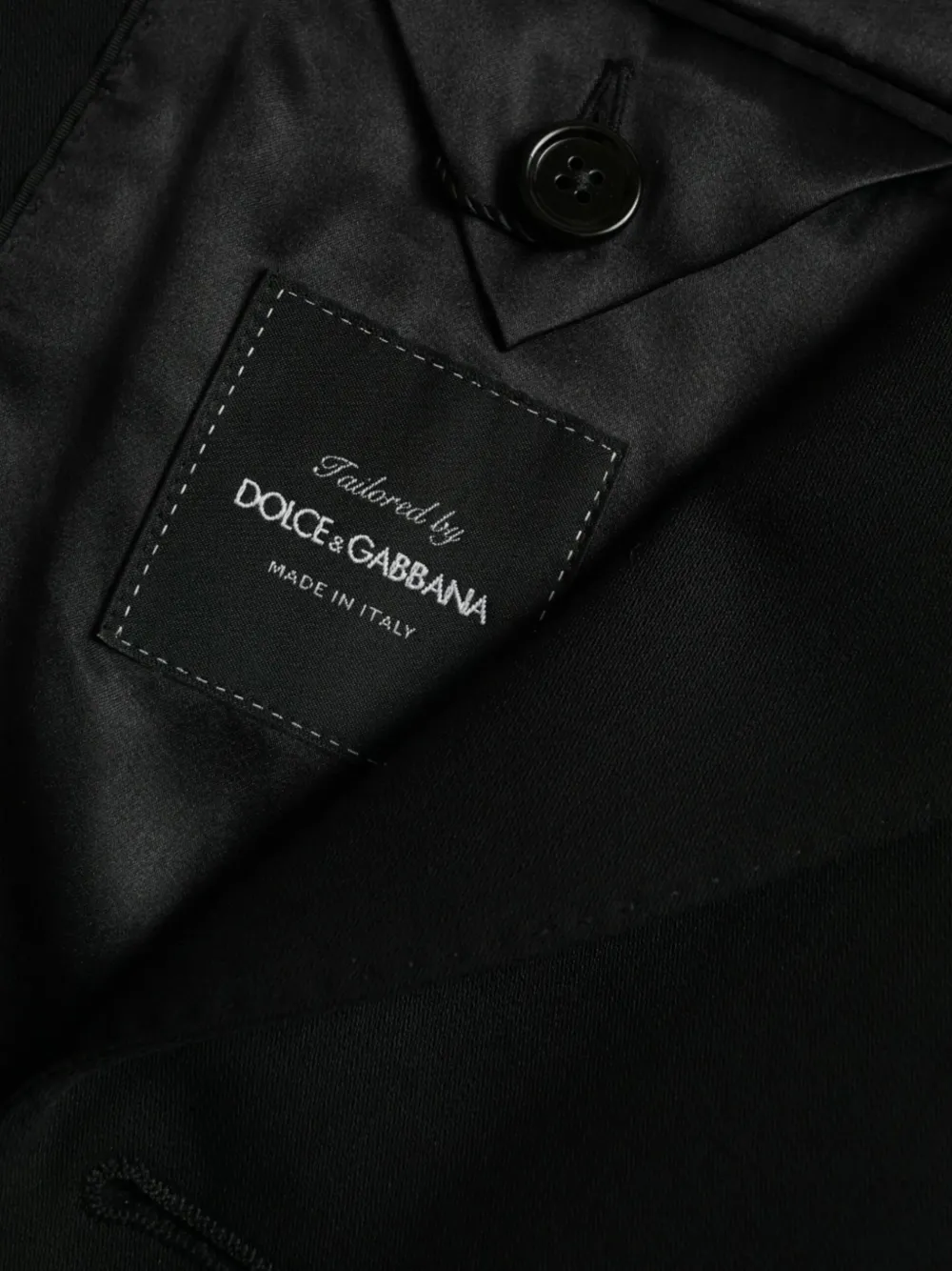 Dolce & Gabbana Wollen blazer met puntige revers Zwart