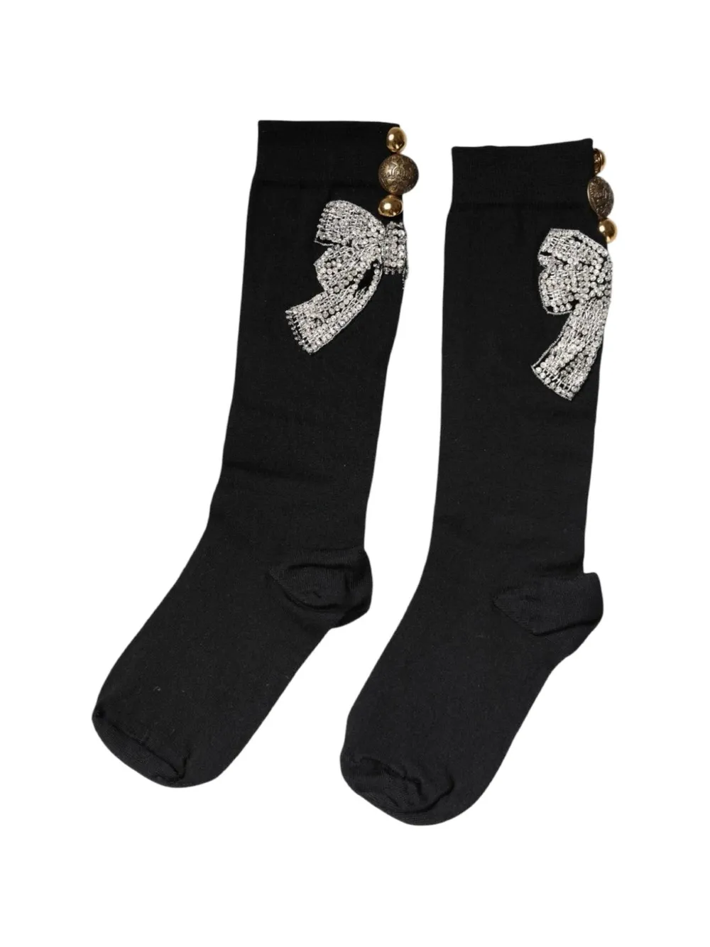 Dolce & Gabbana Sokken met strikdetail Zwart