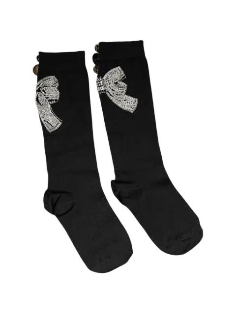 Dolce & Gabbana bow-detail socks