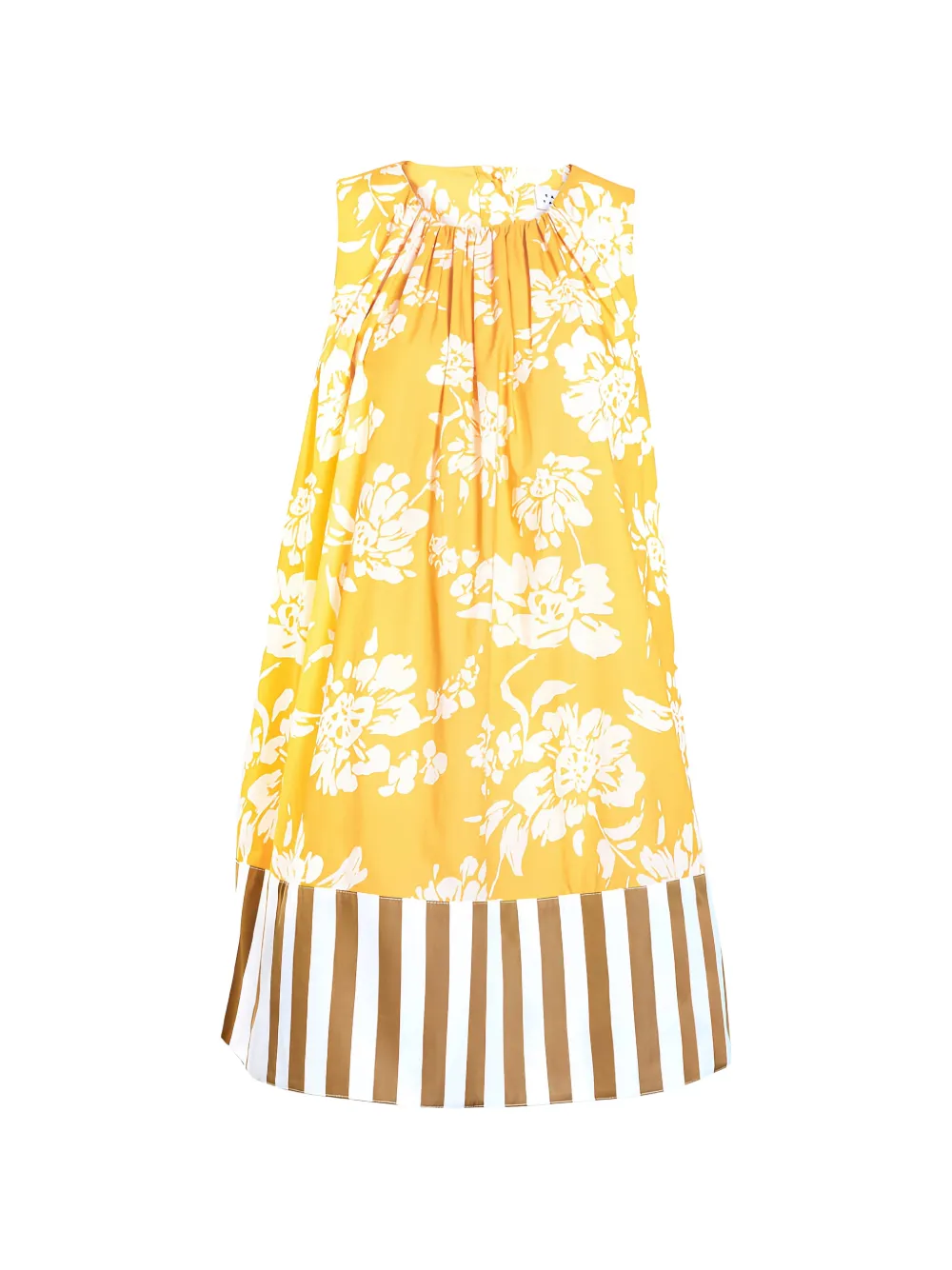 Tanya Taylor Hallie floral-print mini dress - Giallo