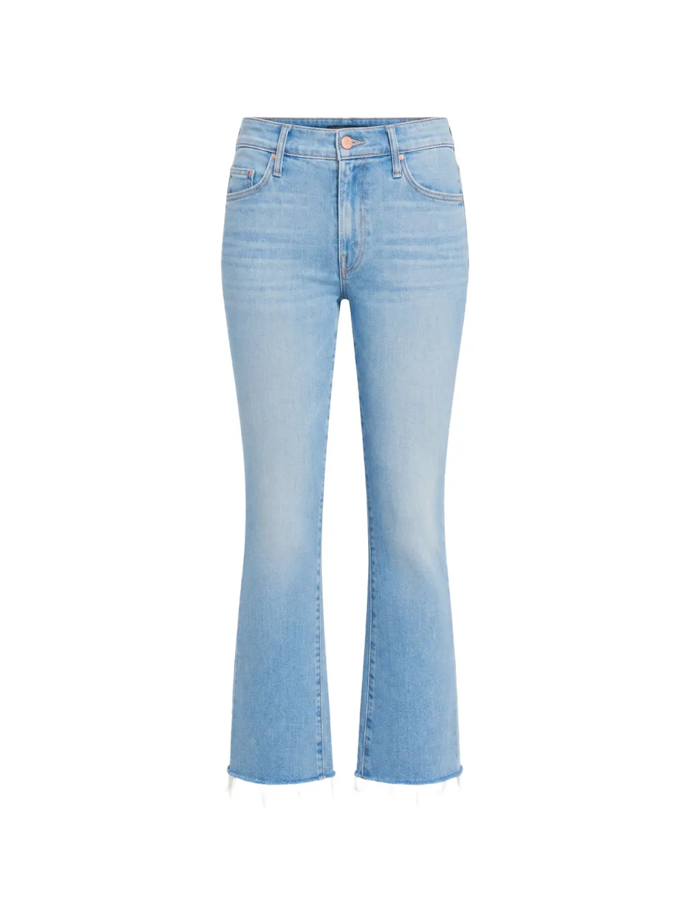 MOTHER Jeans The Outsider con orlo sfrangiato - Blu