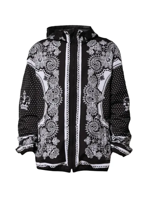 Dolce & Gabbana chamarra con capucha y estampado bandana