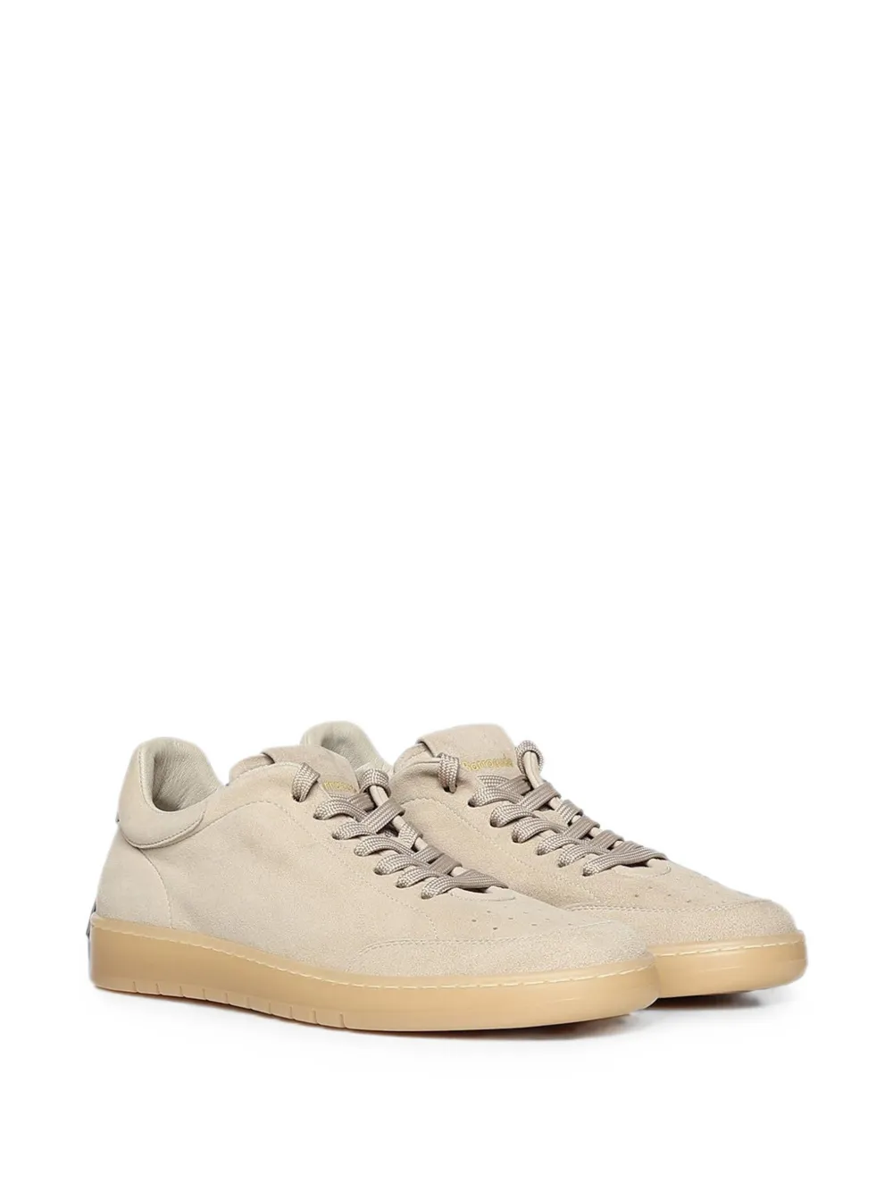 Baracuta perforated-toe sneakers Beige