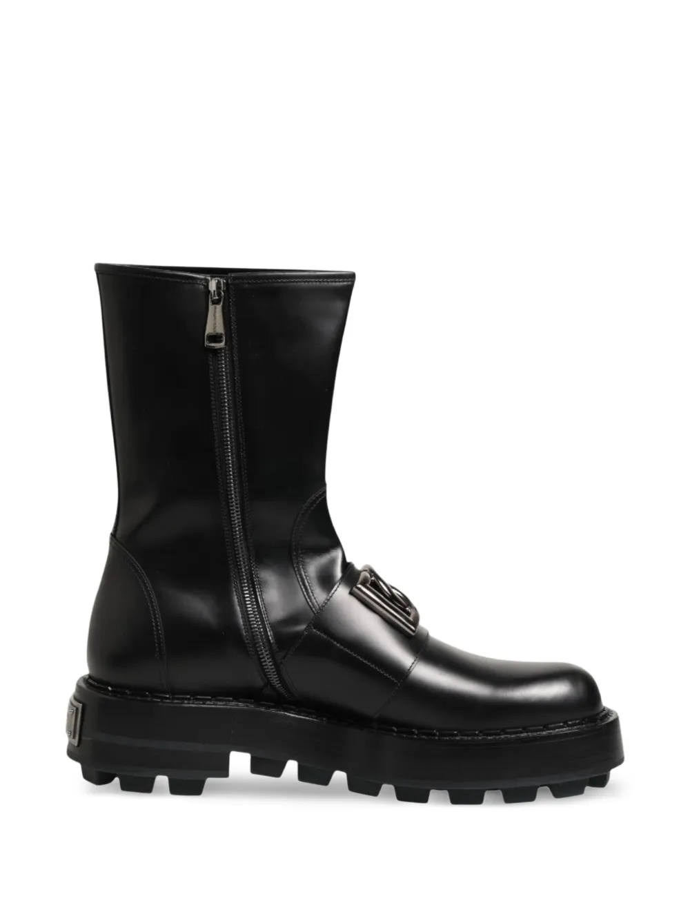 Dolce & Gabbana Stivali con applicazione - Nero