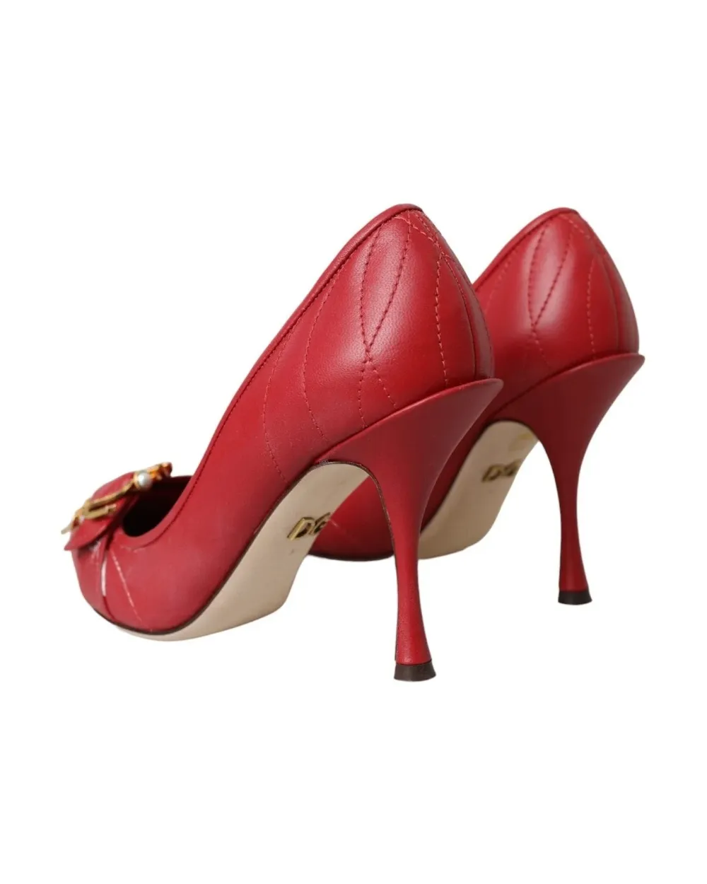 Dolce & Gabbana quilted pumps Rood