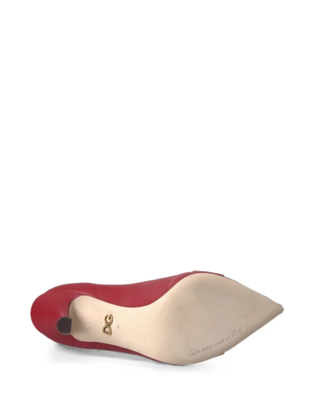 Dolce & Gabbana quilted pumps Rood