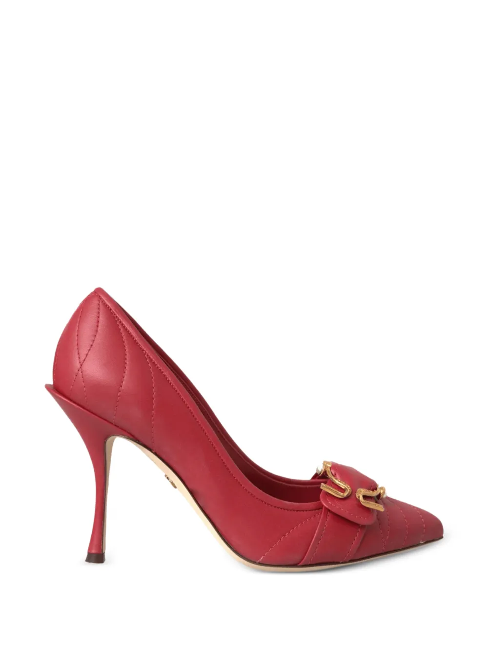 Dolce & Gabbana quilted pumps Rood