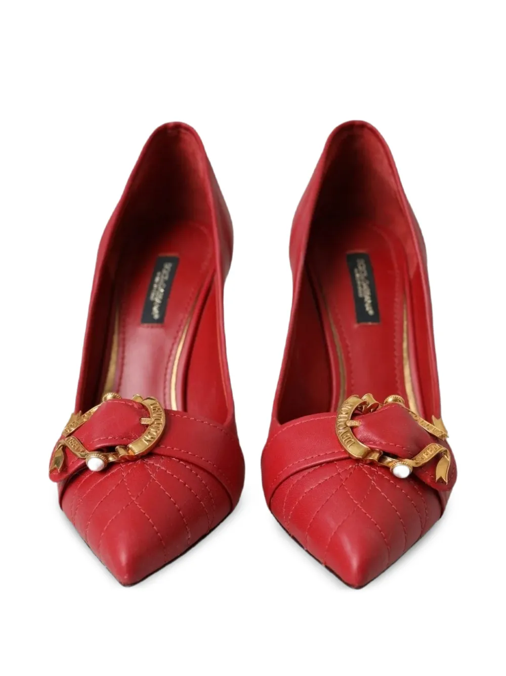 Dolce & Gabbana quilted pumps Rood