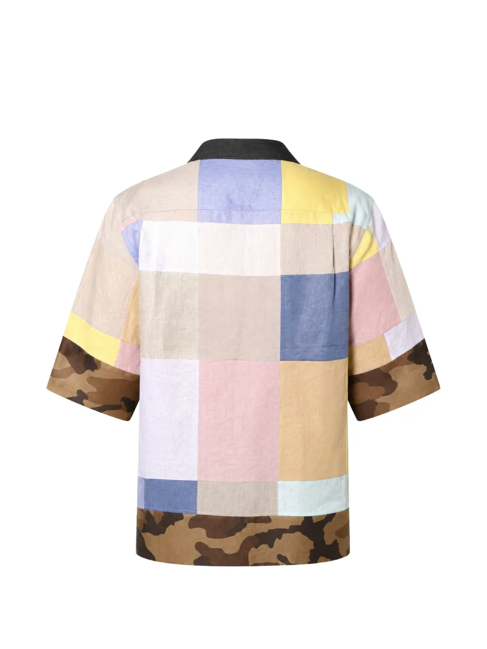 Dolce & Gabbana Overhemd met patchwork Beige