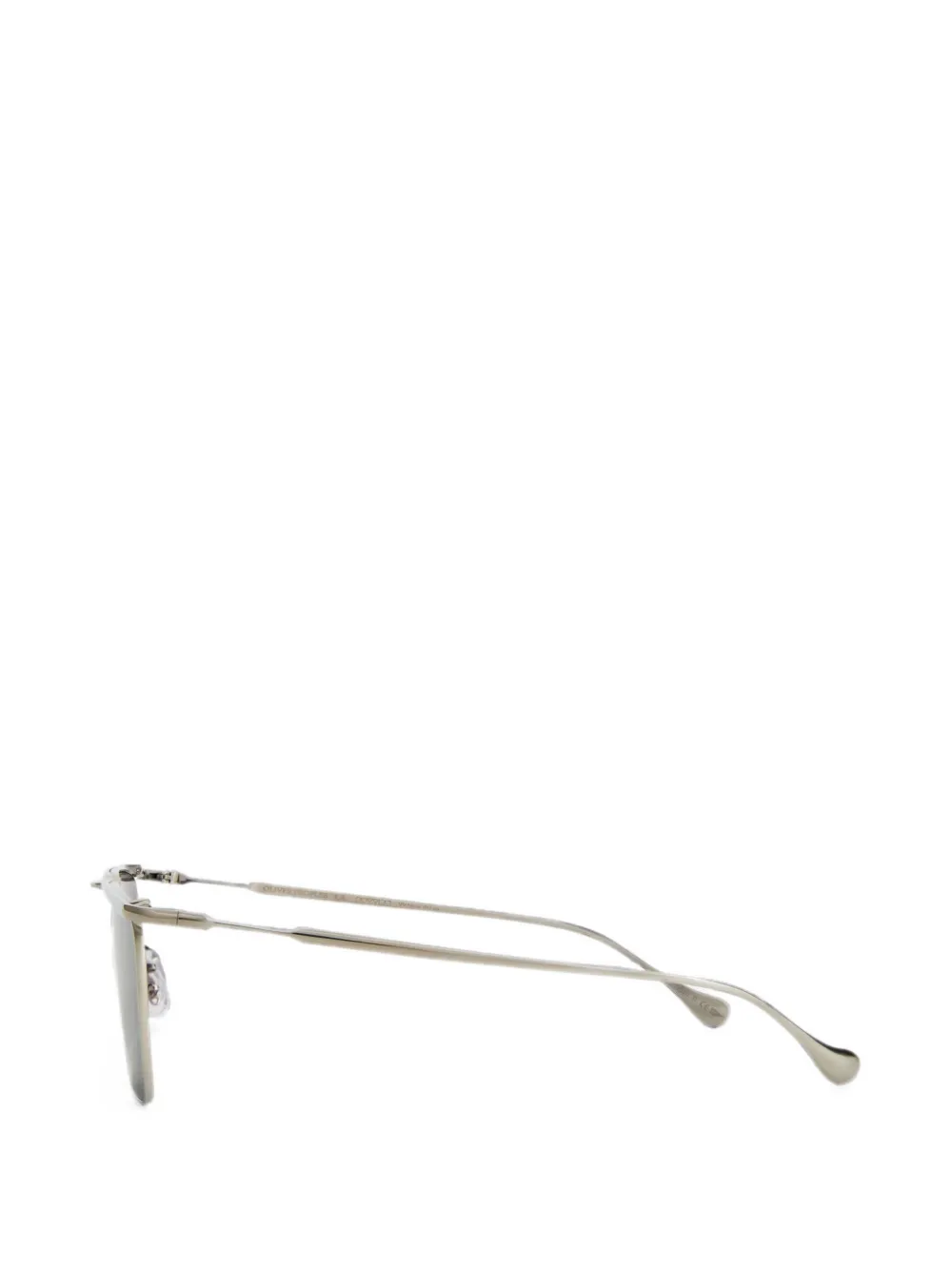  Jil Sander Gafas De Sol Wireframe Con Montura Rectangular - Plateado 