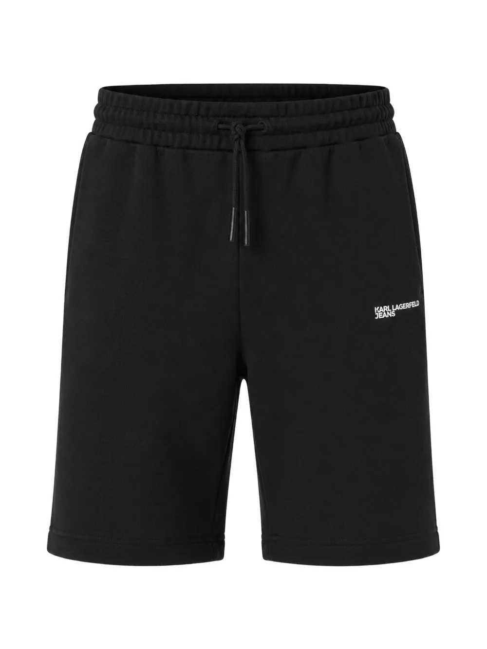 Karl Lagerfeld Jeans logo-print jersey shorts - Nero