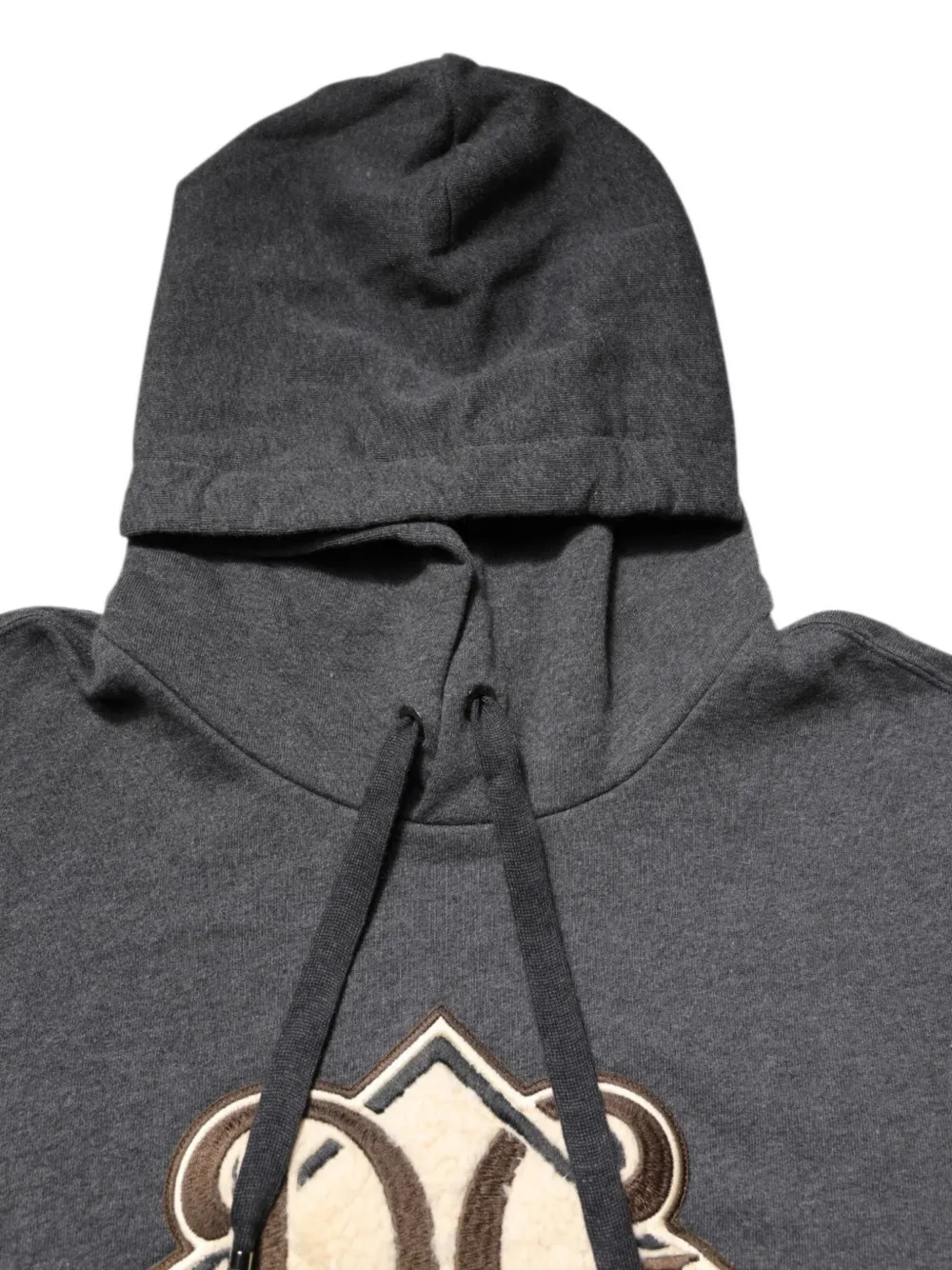Dolce & Gabbana Hoodie met logopatch Grijs