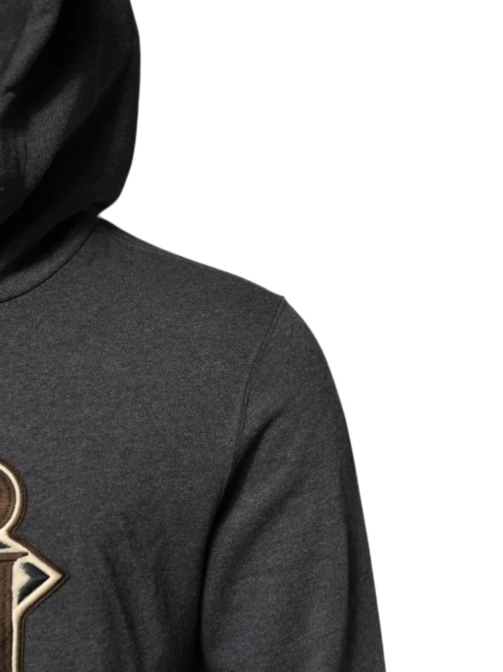 Dolce & Gabbana Hoodie met logopatch Grijs