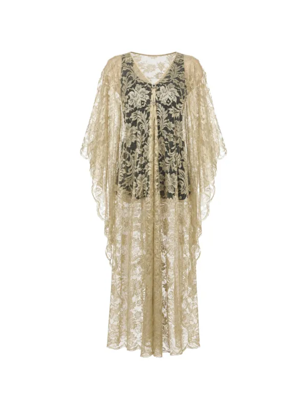 dolce gabbana gold lace dress Dolce & Gabbana F/W 2004 runway crystal & lace gown is dropping next week..and she is everything