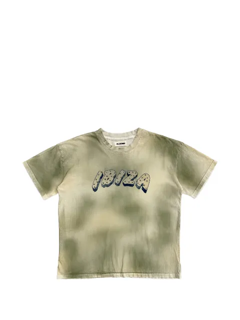 Alchemist crystal-embellished camouflage-dye T-shirt
