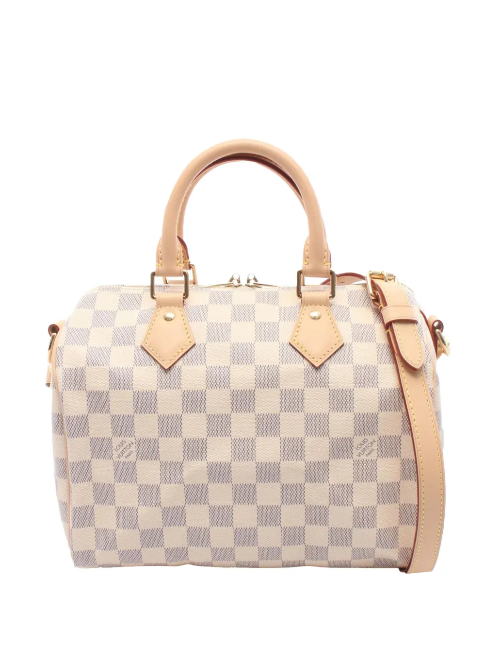 Louis Vuitton Pre-Owned 2010-2026 Damier Azur Speedy Bandouliere 25 satchel - Bianco