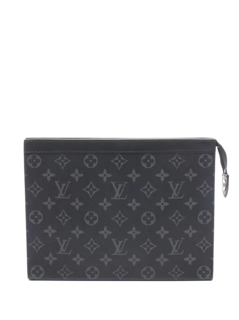 Louis Vuitton Pre-Owned 2021-2026 Monogram Eclipse Pochette Voyage MM clutch bag
