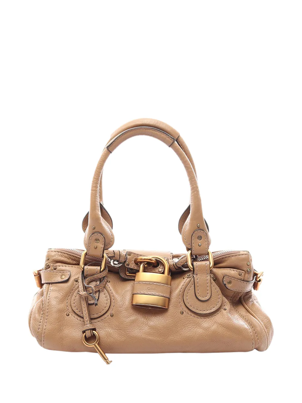 Chloé Pre-Owned 2010-2026 Leather Paddington handbag - Marrone