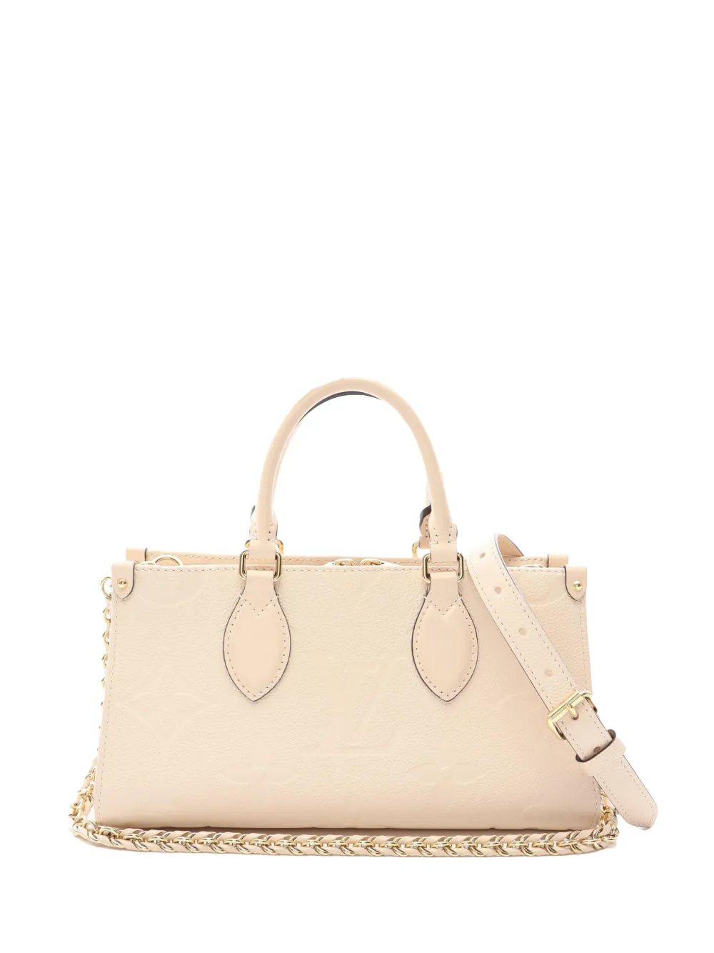 Louis Vuitton Pre-Owned 2021-2026 Monogram Giant Empreinte OnTheGo East West satchel - Marrone
