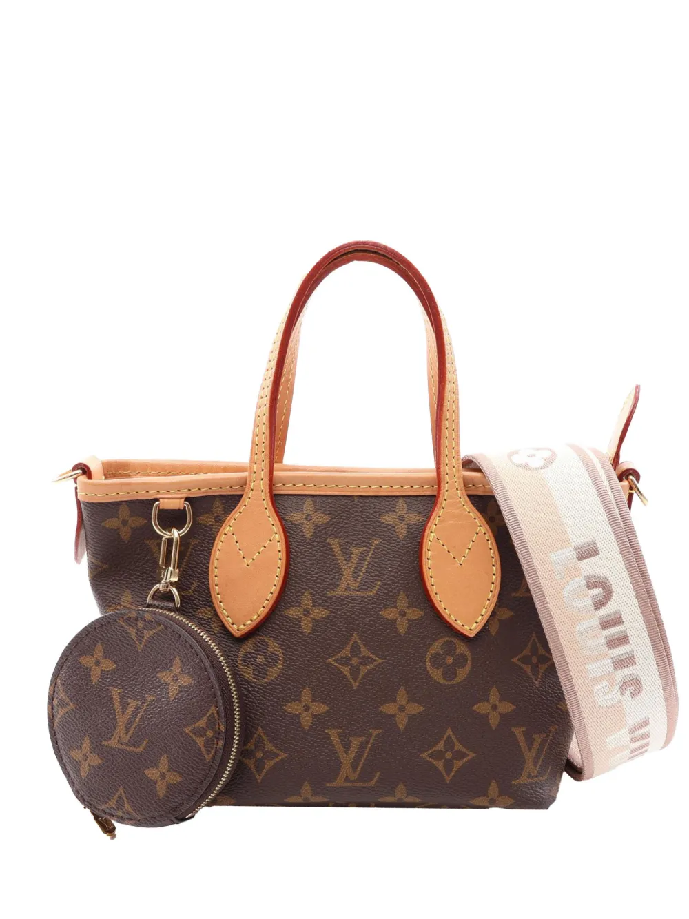 Louis Vuitton Pre-Owned 2021-2026 Monogram Neverfull BB satchel - Marrone