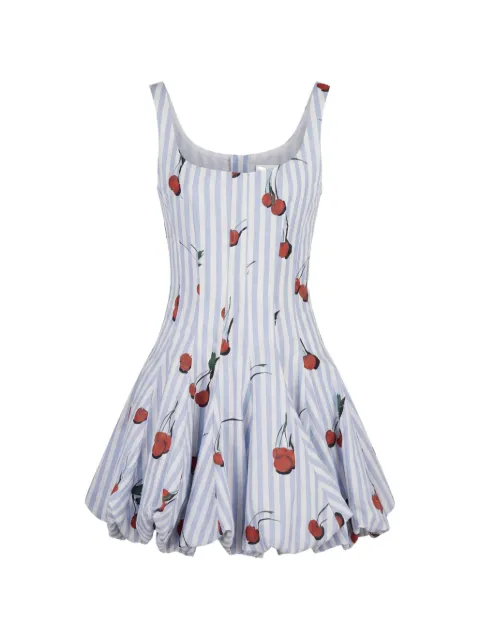 Monse cherry-print bubble mini dress