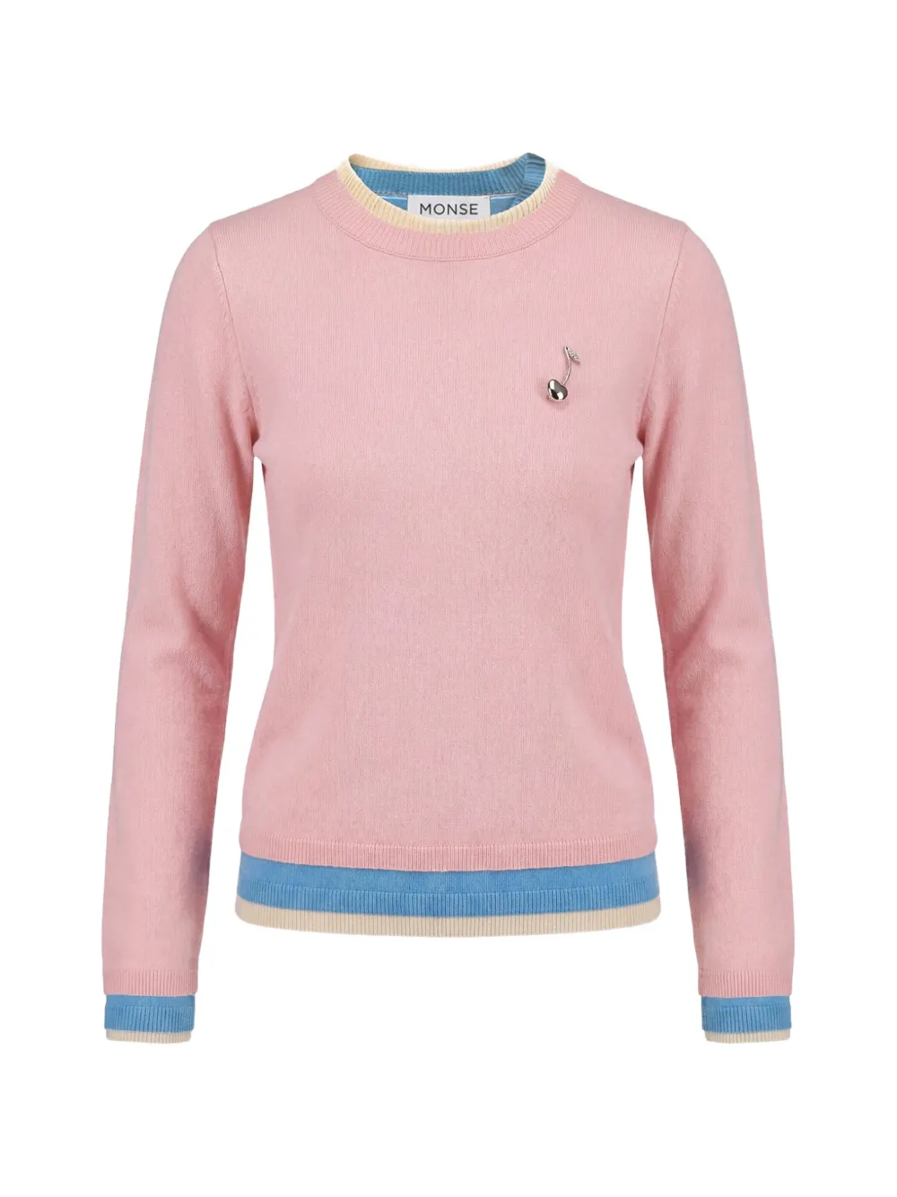 Monse Maglione a tre strati - Rosa