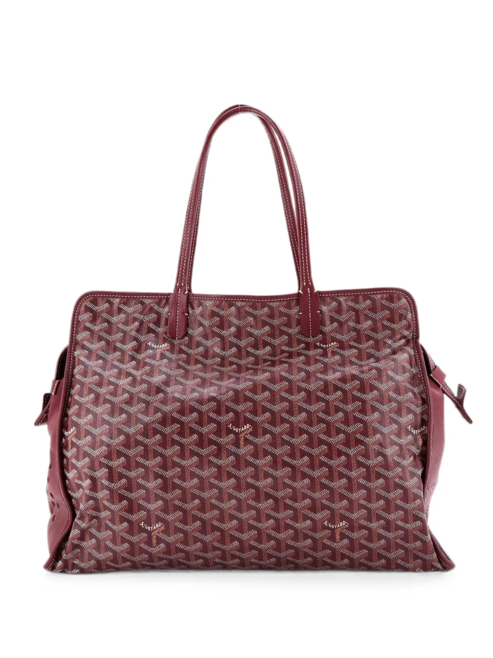 Goyard Pre-Owned Hardy Pet Carrier Coated Canvas PM tote bag - Red