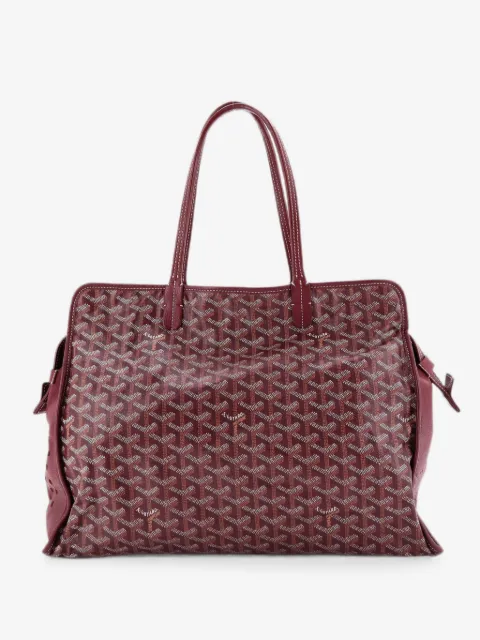 Goyard Pre-Owned 하디 펫 캐리어 코팅 캔버스 PM 토트 백